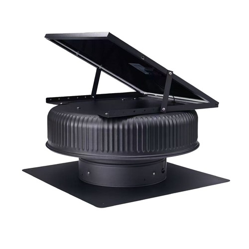 Adjustable solar roof vent - 12",
