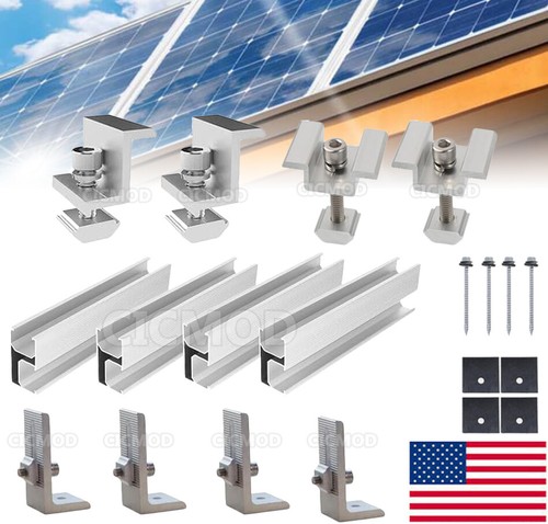 Solar panel mounting rail - panel,
